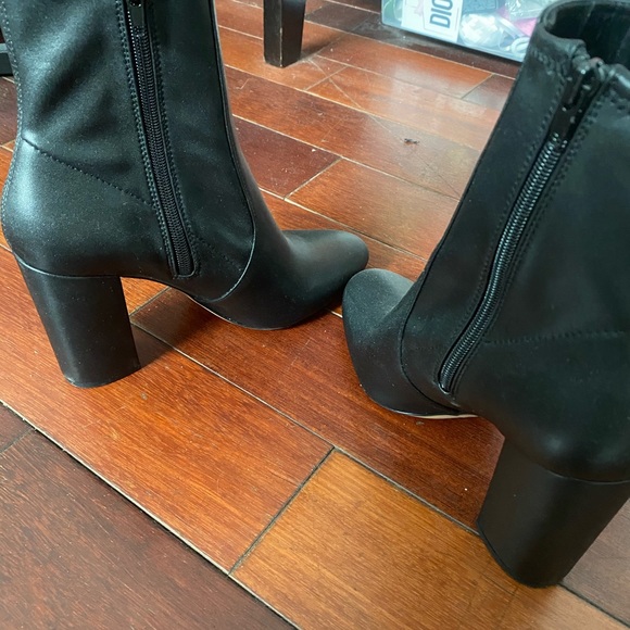 ALDO - black leather boots 8.5 - Picture 5 of 7